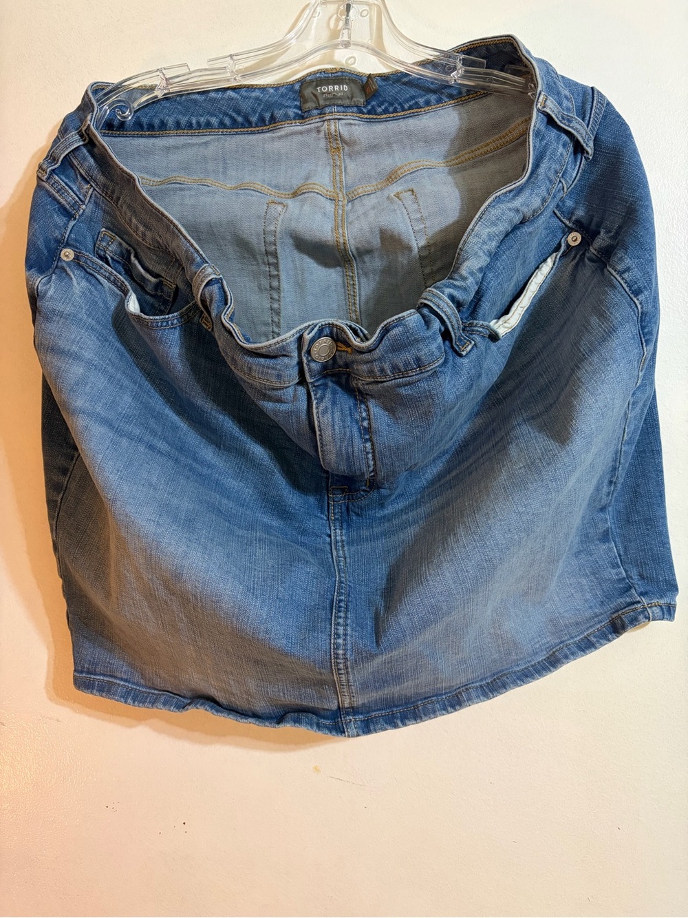 Torrid Blue Denim Waistband Detail Jeans